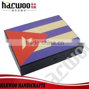 Cheap and high quality borwn colored wooden cigar box for sale