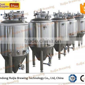 Ruijia popular home brewery copper plating brewhouse beer brewery equipment