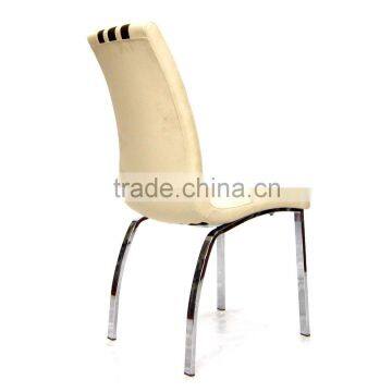 Modern Appearance Metal Chrome Leg Dining Chair photo-3