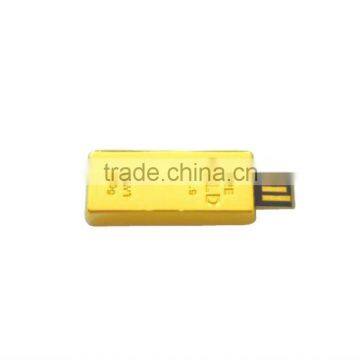 Logo USB flash drive! Gold bar memory stick! USB flash drive wholesale!