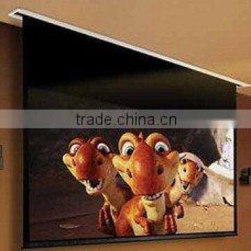 projection screen with tubular motor