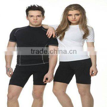 high quality lycra rash guard custom logo