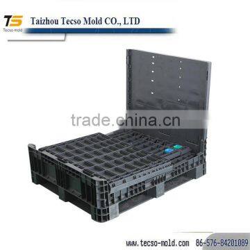 plastic material and plastic folding box/ crate mould