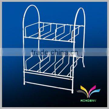 China supplier durable customized attractive metal fashionable trade show shoe display stands