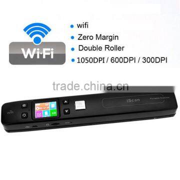 Wireless Wifi Portable A4 Document Book Scanner 1050DPI JPG and PDF Formats Mini Handheld Scanner