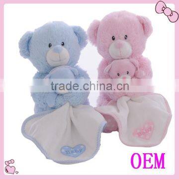 customized Mini soft plush baby teddy bear kids toys