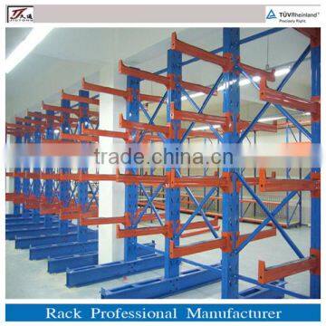 Practical double sided cantilever rack