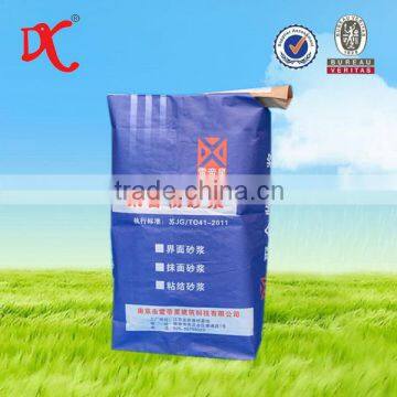 Flat bottom kraft paper bag for mortar
