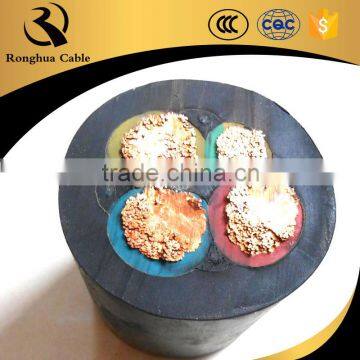 IEC GB BS VDE Standard 3x35 + 1x25 mm2 rubber 4 core cable 16mm