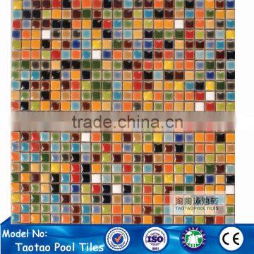 10*10mm Outdoor 5mm Mini Mosaic Tiles Swim Pool photo-2