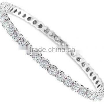 18K GOLD DIAMOND BANGLES