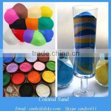 Hot Sale Dyed Coloured Sand for Decoration