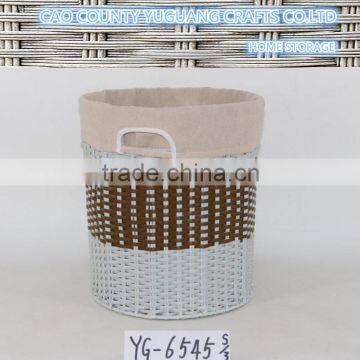 good quality cute mini laundry basket for babies with fabric liner