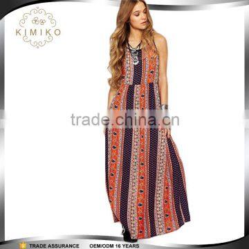 Bulk Wholesale Clothing Women Maxi Dresses In Festival Stripe Paisley Prints