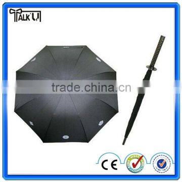 Hot sell new design cheap umbrella samurai swords handle umbrella