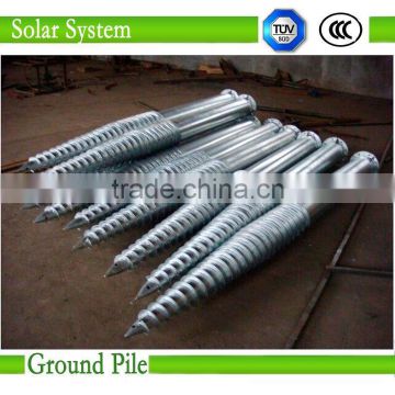 Solar Photovoltaic Brackets Ground Screw helical Piles