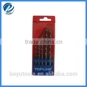 5pcs Masonry Drill Bit Set Sand Finished