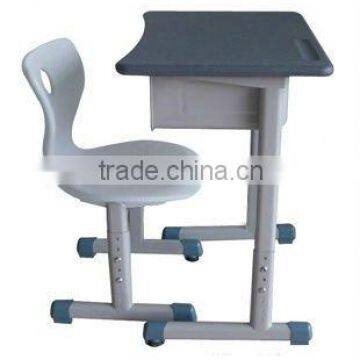 Adjustable desk and chair