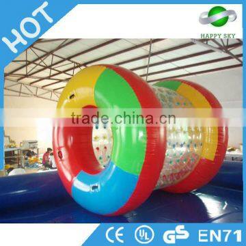 Funny swimming pool rolling water roller ball,inflatable zorbs water rollers,water roller ball