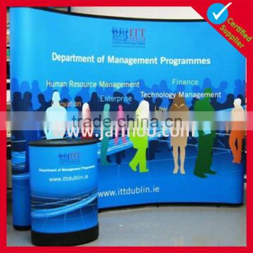 trade show hook and loop well-sell floor pop up display stand