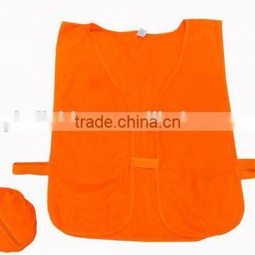 High Visibility Outdoor Safety Vest Without Reflective Tape