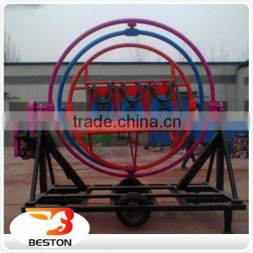 Factory Direct Price Amusement Equipment Human Gyroscope 3d Space Ring With CE BV TUV Approved photo-6