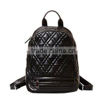 BK4003 OEM Wholesale black cheap pu leather bakcpack fashion lady backpack