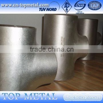 stainless steel equal tee sch 40 pipe fittings