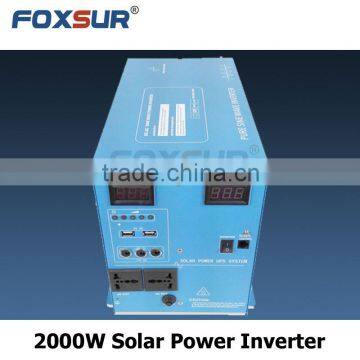2000W HOT Sale Multiple Power Inverter 48V dc to 110V AC Car Inverter Solar Inverter With Charge Controller Interface photo-3
