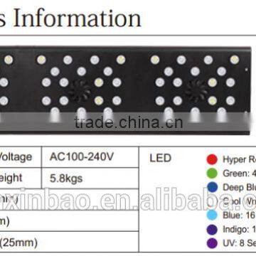 Saltwater Fish Lights EverGrow IT5012 Led Aquarium Light Full Aluminum Housing