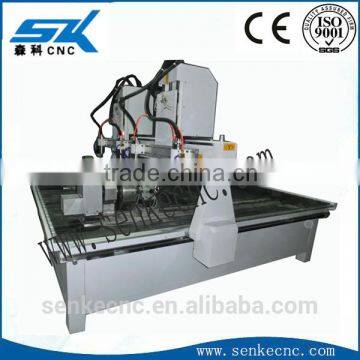 3KW spindle wood engraving machine for sofa leg furniture 3d wood columns stair handrail stone statue