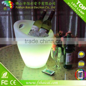 Plastic LED Ice Bucket Holder with Remote Control