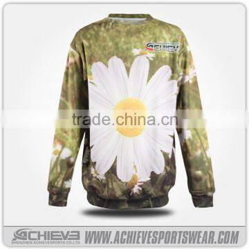 wholesale sportswear cheap custom 100 polyester sweatshirt