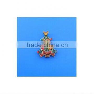 Christmas LED badge, Flash Light Badge, Soft Enamel Lapel Pin