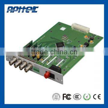 Cheap Ftth Optical Receiver 4 Channel Video Converter With Reverse Data photo-2