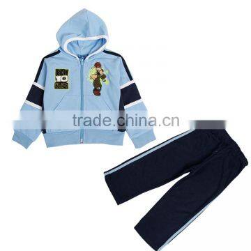 four colors availble (car-1225) 2y-12y NAVY NOVA baby clothes sets 2015 long sleeve t shirt sets child wholesale clothing