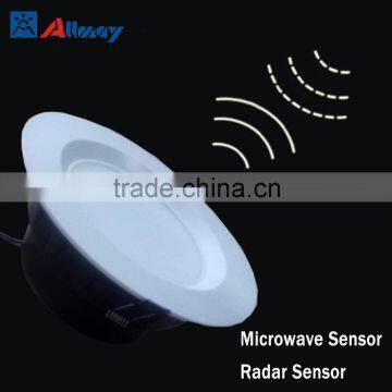 Microwave sensor LED downlight with build in sensor driver corridor stairway lighting AC220v 7W