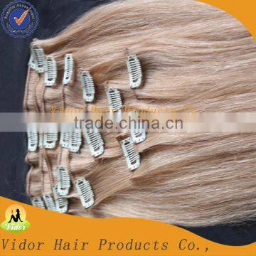 100% Virgin Remy Brazilan Hair Clip In100% Human Clip Hair Extensions