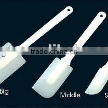 Plastic handle silicone baker pastry dough scraper