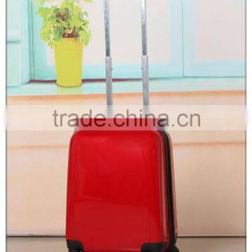 lightweight 18'' travel trolley luggage case colorful girls abs travel case