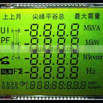 monochrome electric metering lcd panel