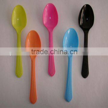 disposable ice cream bowl and colored plastic ice cream scoop spoon set