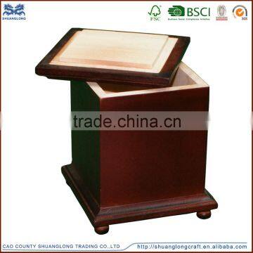 made in china customized coffins and casket, wooden urn for ashes                        
                                                Quality Choice