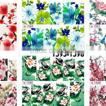 2016 Beauty 3D flowers DIY Ble nail sticker for Nail Decal Tips