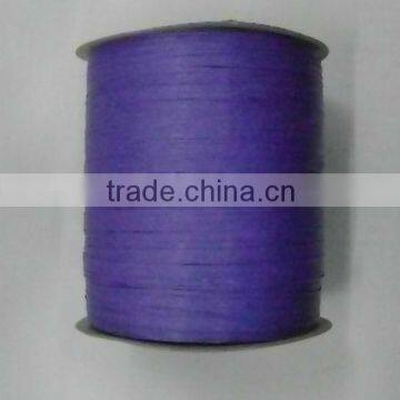 HOT SALE! 38MM Width Purple Paper Raffia Ribbon Cord Spool, Paper Raphia Ribbon