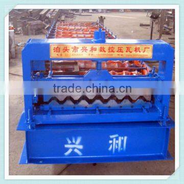 750 Roofing Material Corrugated Profile Forming Machine for Sheet Metal photo-2