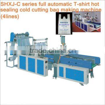 SHXJ C 600 high speed double line bag making machines