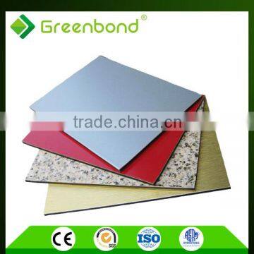 Greenbond interior acp panel composite de aluminio