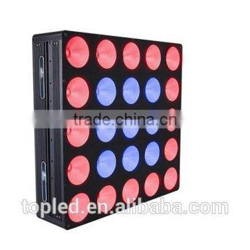 25 heads matrix blinder RGB 3-in-1 led blinder light 240W pixel control led panel