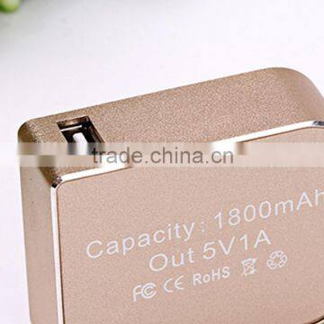 Mini Powerbank Mobile Phone Power Bank Mini Usb Universal Portable External Battery Backup Power Charger For Xiaomi 1800 Mah photo-4